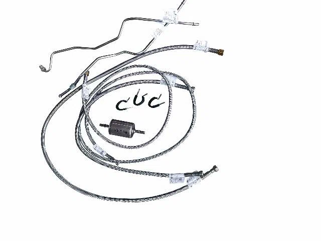 1988-1994 Chevrolet K1500 Quick Fix Fuel Line Kit Reg Cab Long Bed V8 QFF0014SS